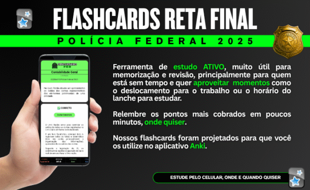 Flashcards Polícia Federal