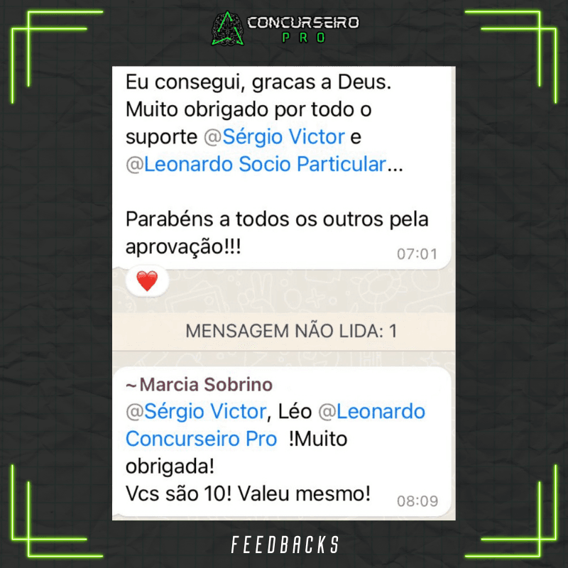 Concurseiro PRO, preparação para concursos policiais! Concurseiro PRO Feedbacks prova oral (3)