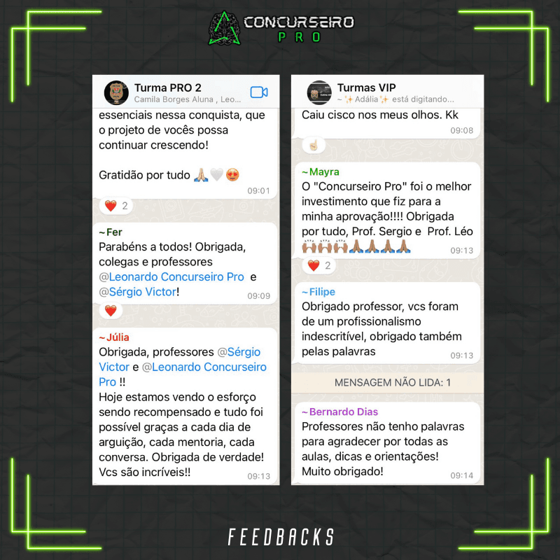Concurseiro PRO, preparação para concursos policiais! Concurseiro PRO Feedbacks prova oral (7)
